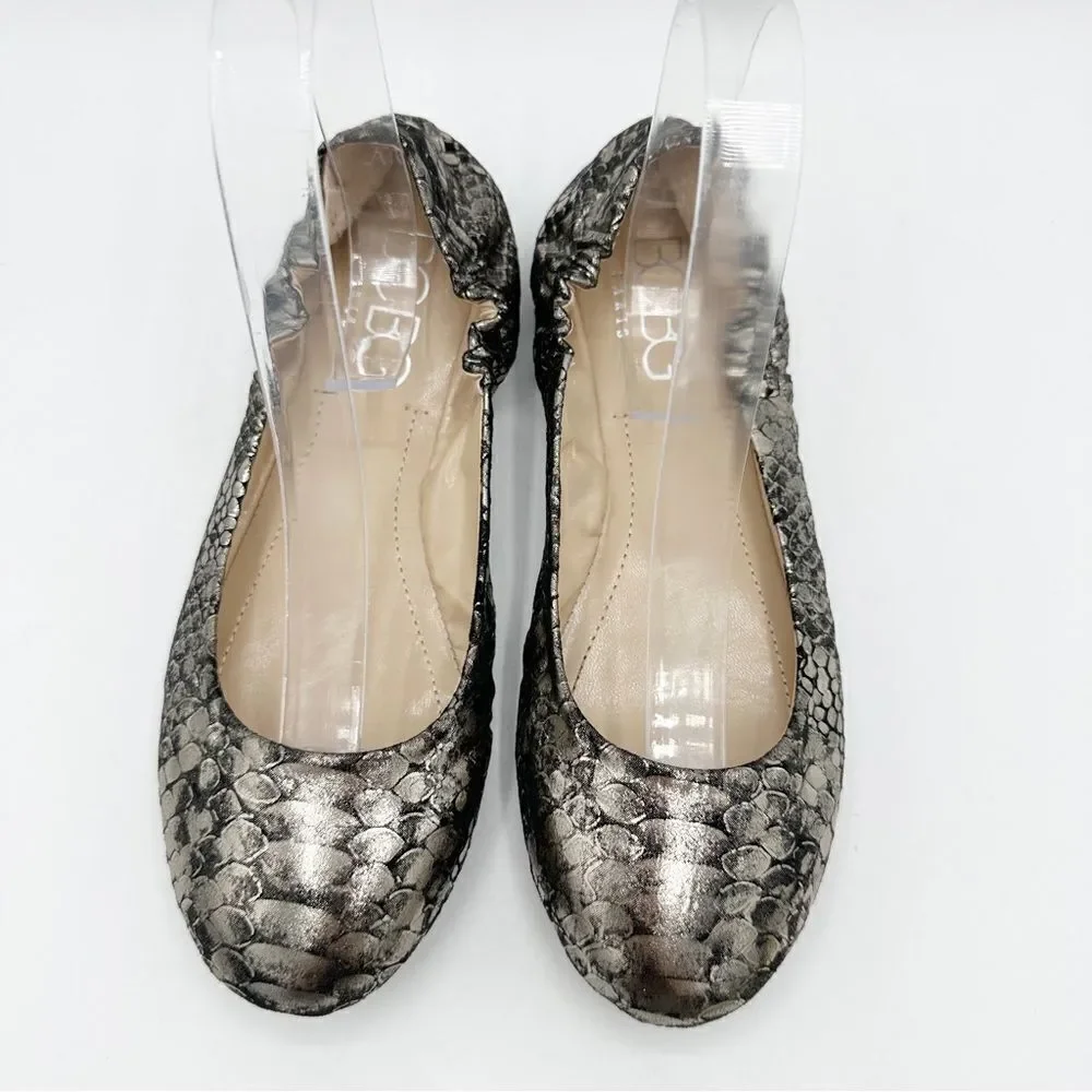 BCBG Paris‎ Magie Metallic Stretch Ballet Flat 8
